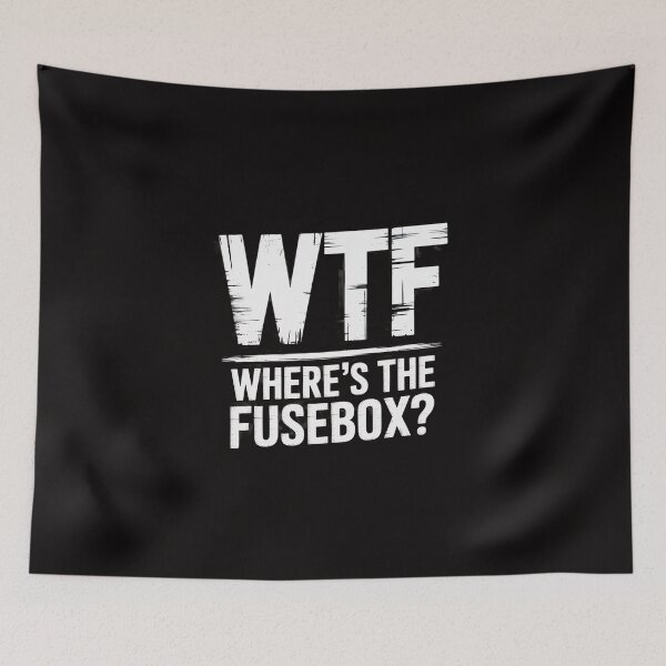 Item preview, Electrician WTF Wheres The Fusebox Sparky designed and sold by TewonLake.