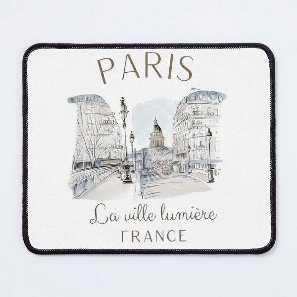 Item preview, Paris Watercolor Sketch T-Shirt | La Ville Lumière French Art | Elegant Paris Street Illustration designed and sold by KBDesignLab.