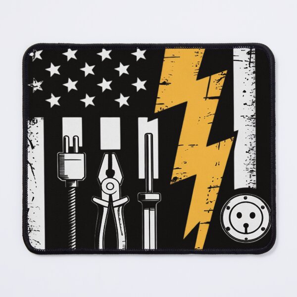 Item preview, Electrician US Flag Tools for Electricians designed and sold by TewonLake.