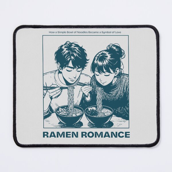 Item preview, Ramen Romance - Anime Couple Eating Noodles | Japanese Manga Food Art designed and sold by XanaduHills.