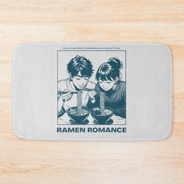 Item preview, Ramen Romance - Anime Couple Eating Noodles | Japanese Manga Food Art designed and sold by XanaduHills.