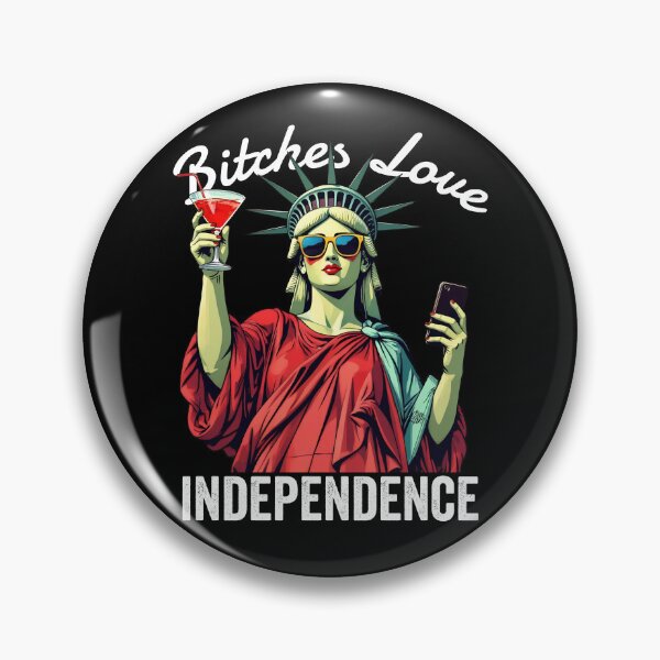 Artikelvorschau, „Bitches Love Independence“ – Lustiges Merchandise zum 4. Juli und zur Freiheitsstatue entworfen und verkauft von DynamicDesign.