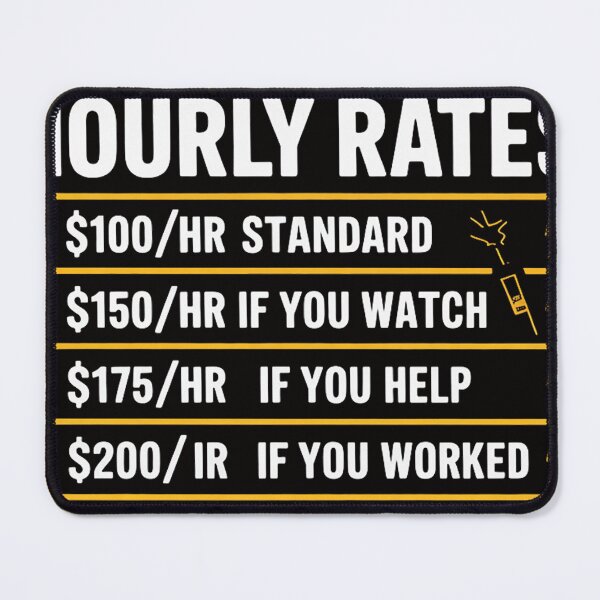 Item preview, Electrician Hourly Rates designed and sold by TewonLake.