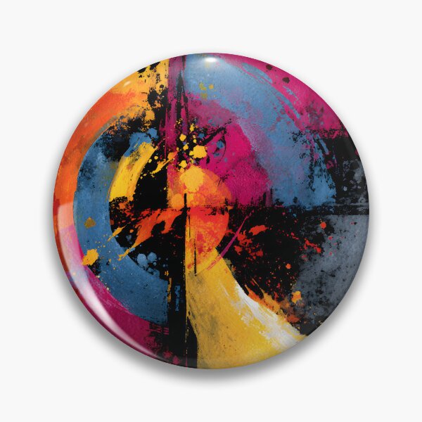 Item preview, Explosive Color Burst in Bold Abstract Motion designed and sold by daila70.