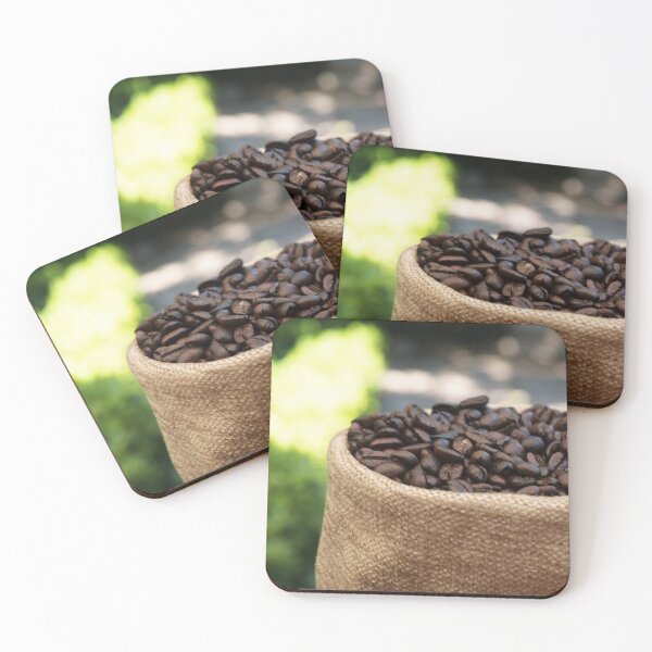 Item preview, Farm to Cup Rustic Coffee Beans in Burlap Sack designed and sold by DavidMay.