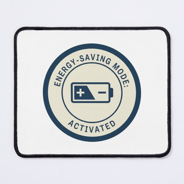 Item preview, Energy-Saving Mode Activated Funny Sloth Vintage Battery Badge designed and sold by PRINTED ..