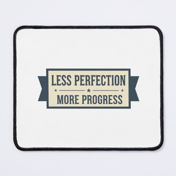 Item preview, Less Perfection More Progress Motivational Quote Vintage Banner designed and sold by PRINTED ..