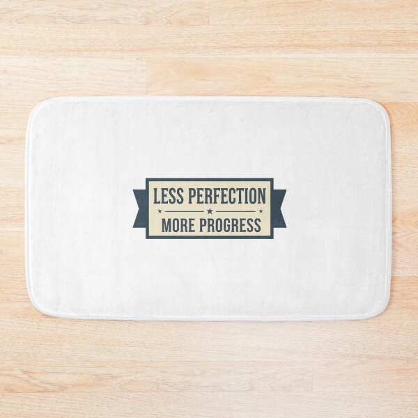Item preview, Less Perfection More Progress Motivational Quote Vintage Banner designed and sold by PRINTED ..