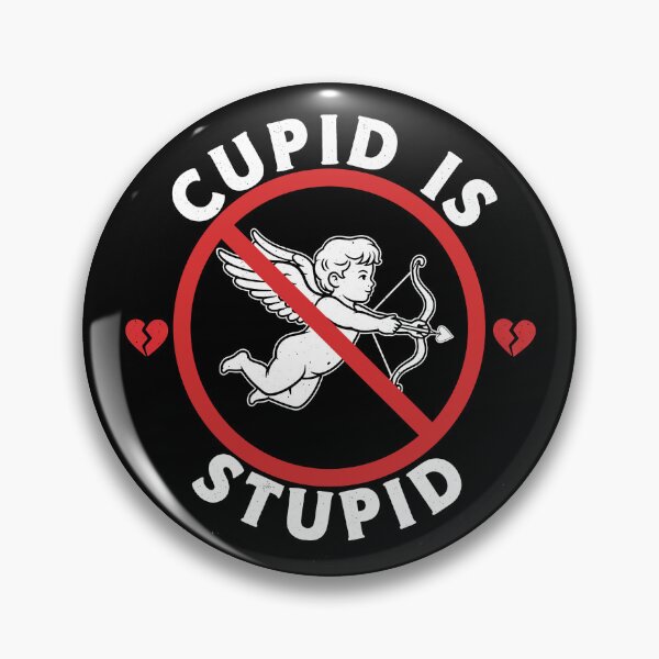 Artikelvorschau, Amor ist dumm. Hass auf Valentinstag. Anti-Valentinstag. Blöde Amor-Ausrüstung. entworfen und verkauft von DynamicDesign.