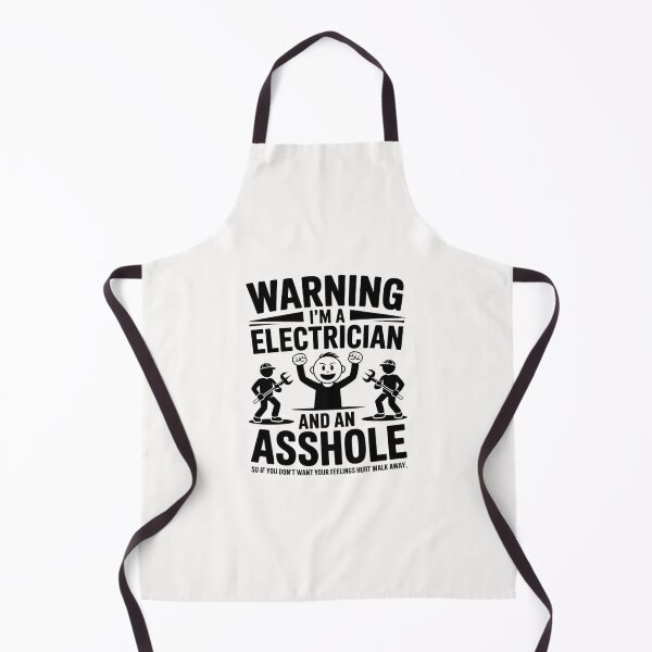 Item preview, Electrician - Warning I'm A Electrician Asshole designed and sold by TewonLake.
