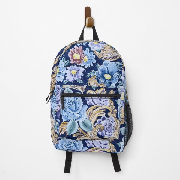Item preview, Blue roses and gold designed and sold by Patricia-Slade-Designs.