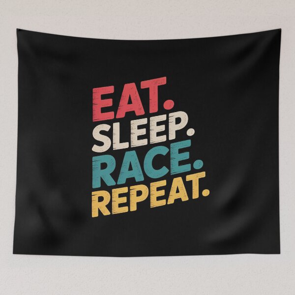 Item preview, Eat Sleep Race Repeat - Racing Car Dirt designed and sold by RustsyMin.
