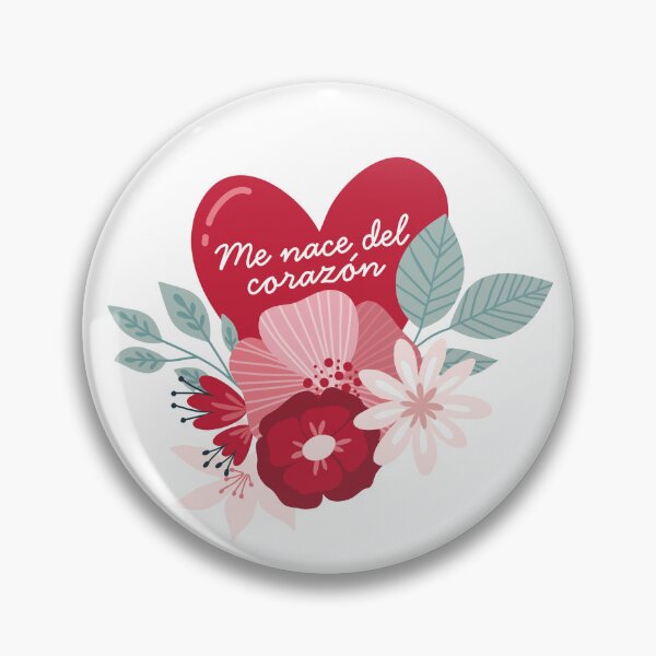 Item preview, Me nace del corazón sticker designed and sold by DesignPMG.