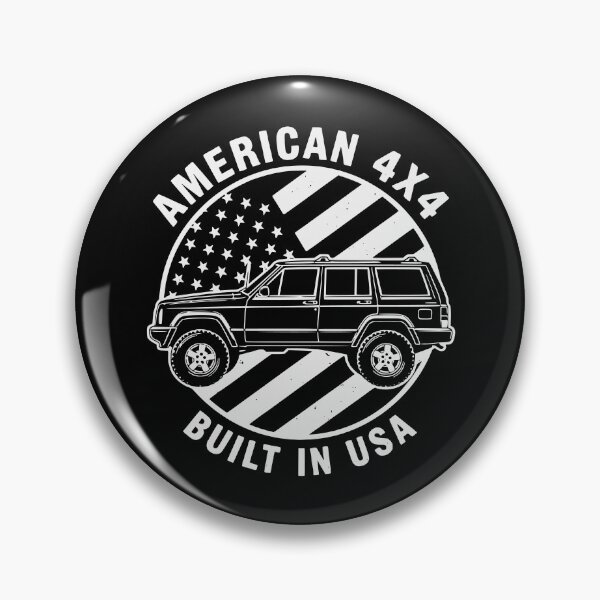 Item preview, American 4x4 Cherokee XJ Shirt, Built in USA SUV Tee designed and sold by Off-Road-Zone.