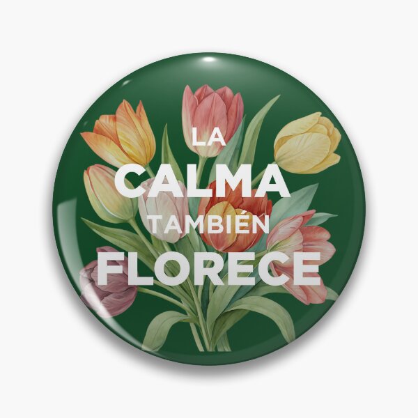 Item preview, La calma también florece sticker designed and sold by DesignPMG.