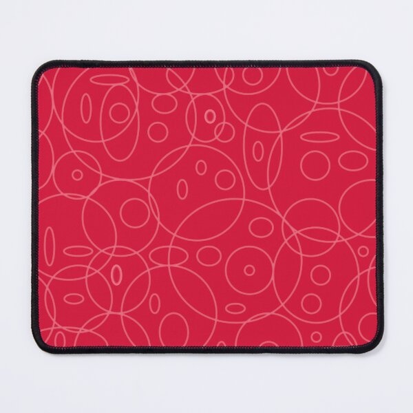 Item preview, A pattern of simple circles of various sizes on a crimson-red background designed and sold by Cherevan.
