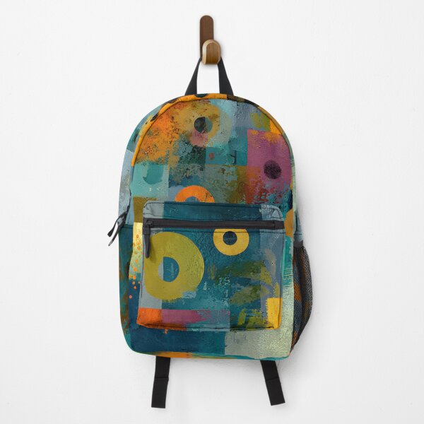 Item preview, Rhythmic Geometric Circles and Squares in Vibrant Abstract designed and sold by daila70.