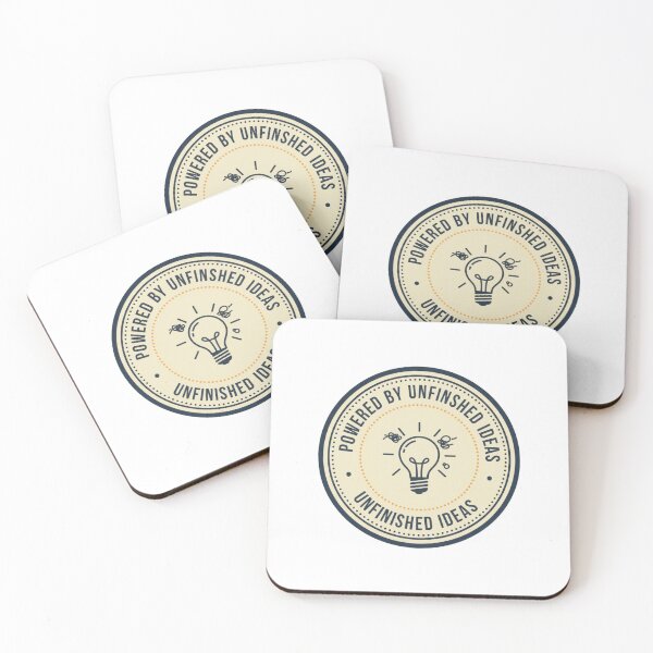 Item preview, Powered by Unfinished Ideas Vintage Lightbulb Badge for Creatives designed and sold by PRINTED ..