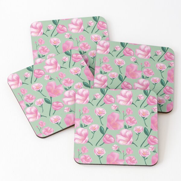 Item preview, Forest Green Aesthetic Floral Pattern designed and sold by giulyz.