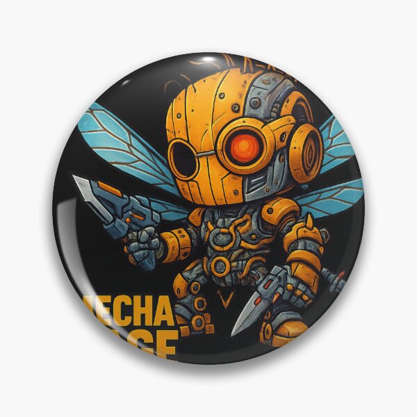 Item preview, Mecha Rage Cyberpunk Battle Wasp designed and sold by Thaivi Design.