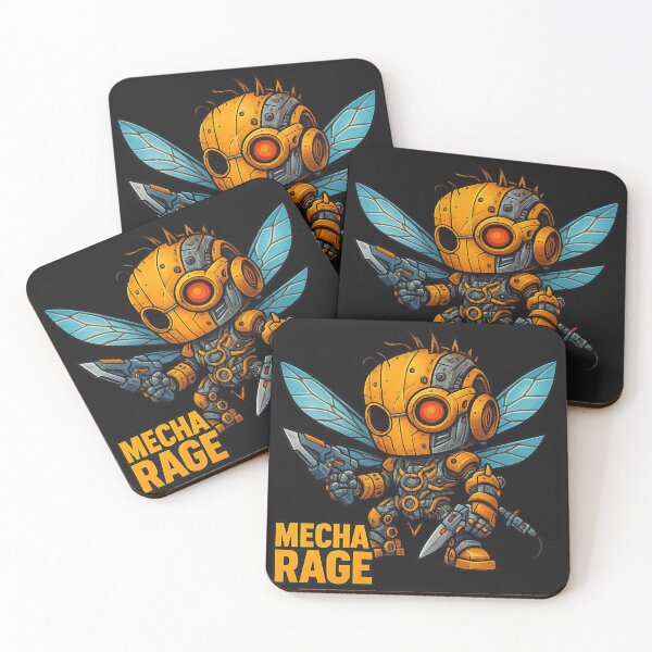 Item preview, Mecha Rage Cyberpunk Battle Wasp designed and sold by Thaivi Design.