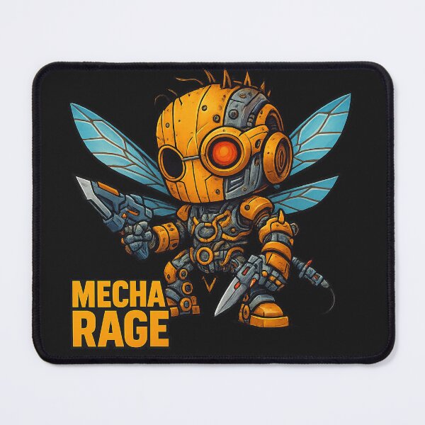 Item preview, Mecha Rage Cyberpunk Battle Wasp designed and sold by Thaivi Design.