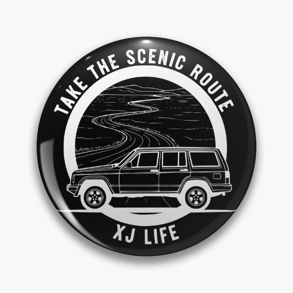 Item preview, Cherokee XJ Life Shirt, Take The Scenic Route Tee designed and sold by Off-Road-Zone.