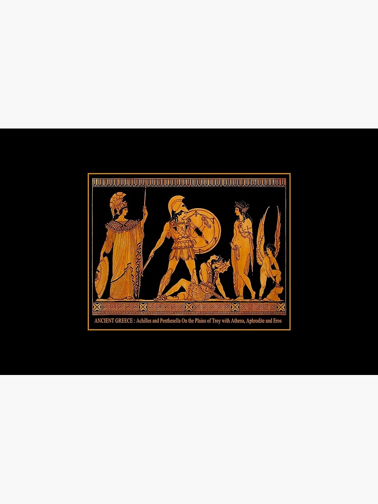 Thumbnail 4 of 4, Zipper Pouch, GREECE : Ancient God and Goddess Frieze Print designed and sold by posterbobs.