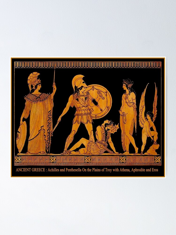 Greece Ancient God And Goddess Frieze Print Poster For Sale By Posterbobs Redbubble