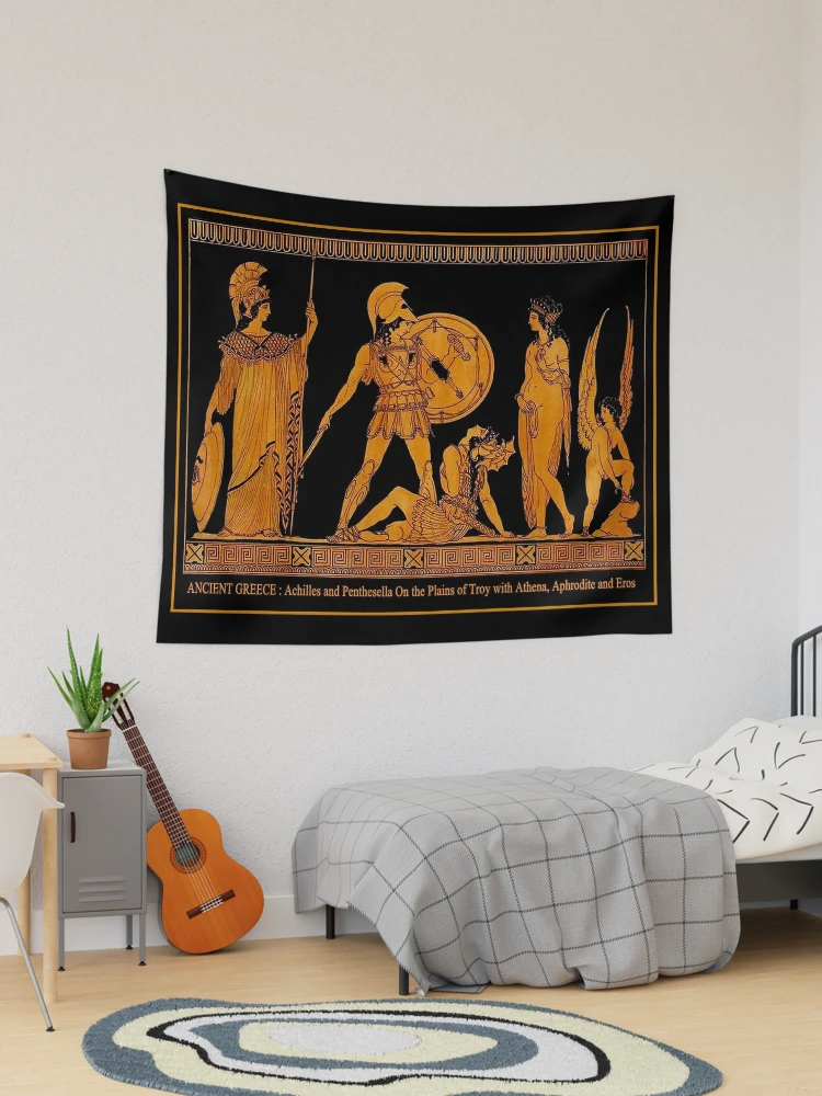 GREECE : Ancient God and Goddess Frieze Print Tapestry for Sale by  posterbobs