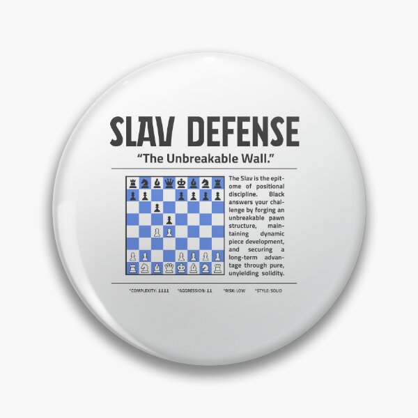 Item preview, SLAV DEFENSE Chess T-Shirt | The Unbreakable Wall. designed and sold by Sorcend.
