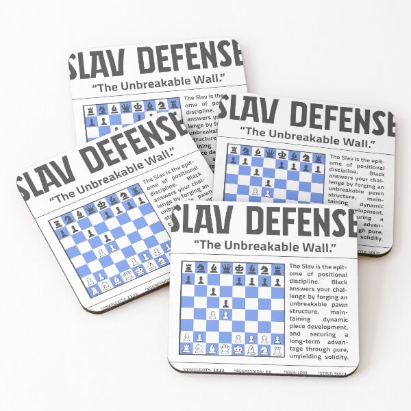 Item preview, SLAV DEFENSE Chess T-Shirt | The Unbreakable Wall. designed and sold by Sorcend.
