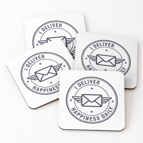 Item preview, Delivery Mail Carrier I Deliver Happiness Daily Vintage Badge designed and sold by PRINTED ..