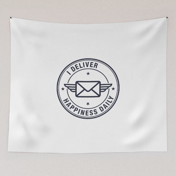Item preview, Delivery Mail Carrier I Deliver Happiness Daily Vintage Badge designed and sold by PRINTED ..