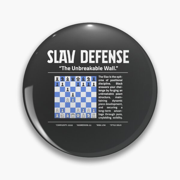 Item preview, SLAV DEFENSE Chess T-Shirt | The Unbreakable Wall. designed and sold by Sorcend.