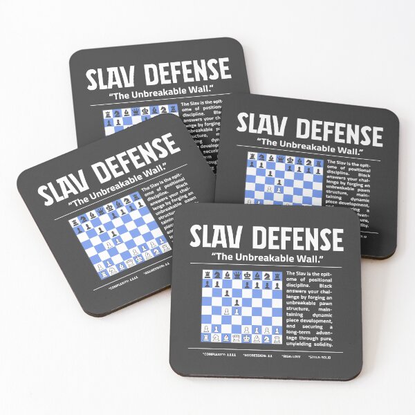 Item preview, SLAV DEFENSE Chess T-Shirt | The Unbreakable Wall. designed and sold by Sorcend.