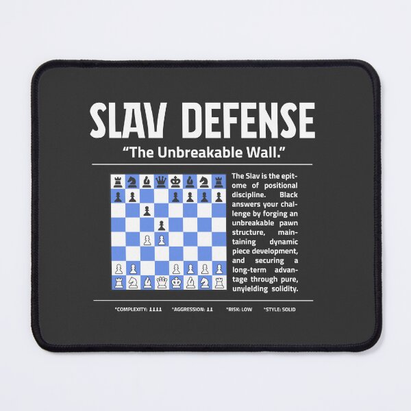Item preview, SLAV DEFENSE Chess T-Shirt | The Unbreakable Wall. designed and sold by Sorcend.