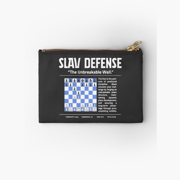 Item preview, SLAV DEFENSE Chess T-Shirt | The Unbreakable Wall. designed and sold by Sorcend.