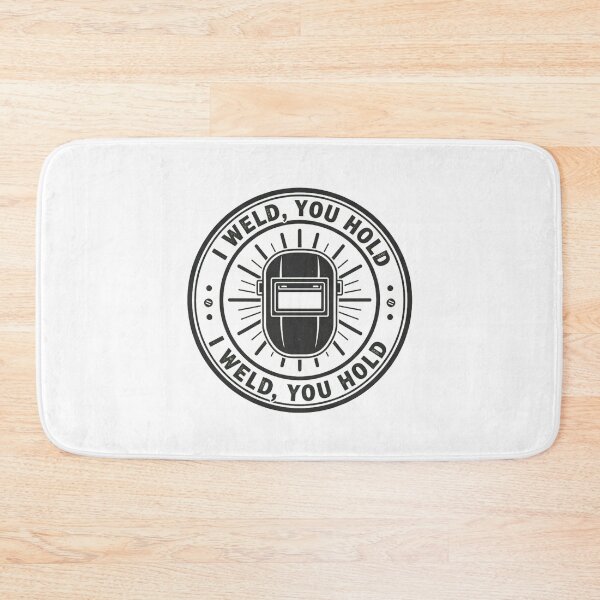 Item preview, Welder I Weld You Hold Funny Vintage Helmet Badge Shop Gift designed and sold by PRINTED ..