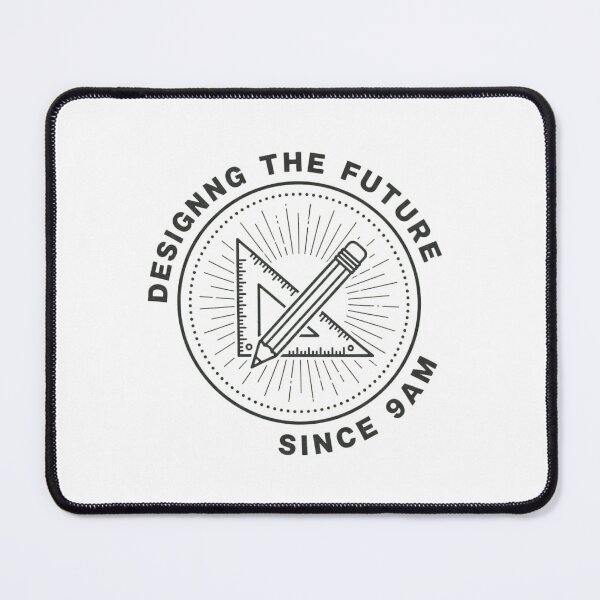 Item preview, Architect Designing The Future Since 9AM Funny Vintage Drafting Badge designed and sold by PRINTED ..