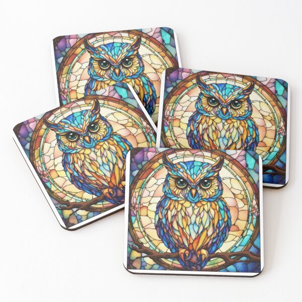 Item preview, Splash Ink, Stained Glass, Owl Edition 6 designed and sold by CharlieDesings.