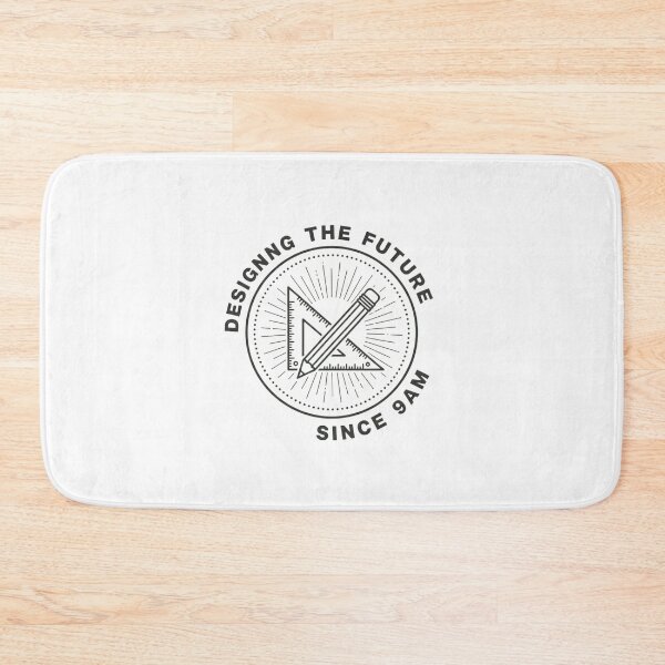 Item preview, Architect Designing The Future Since 9AM Funny Vintage Drafting Badge designed and sold by PRINTED ..