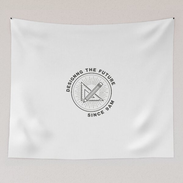 Item preview, Architect Designing The Future Since 9AM Funny Vintage Drafting Badge designed and sold by PRINTED ..