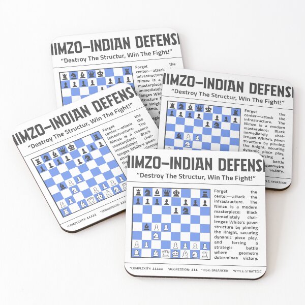 Item preview, NIMZO-INDIAN DEFENSE Chess T-Shirt | Destroy The Structure. designed and sold by Sorcend.