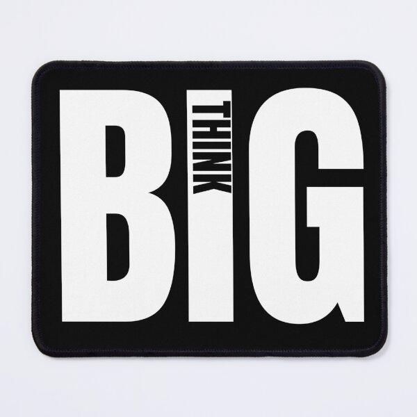 Item preview, Think Big – Bold Minimal Typography Motivational Design designed and sold by Ahmed-G-Designs.