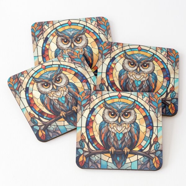 Item preview, Splash Ink, Stained Glass, Owl Edition 7 designed and sold by CharlieDesings.