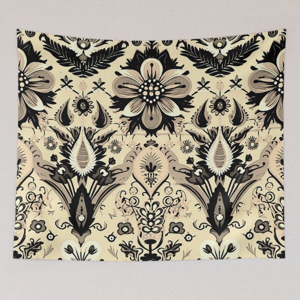 Item preview, Vintage Flower Pattern designed and sold by ViaARTfactory.