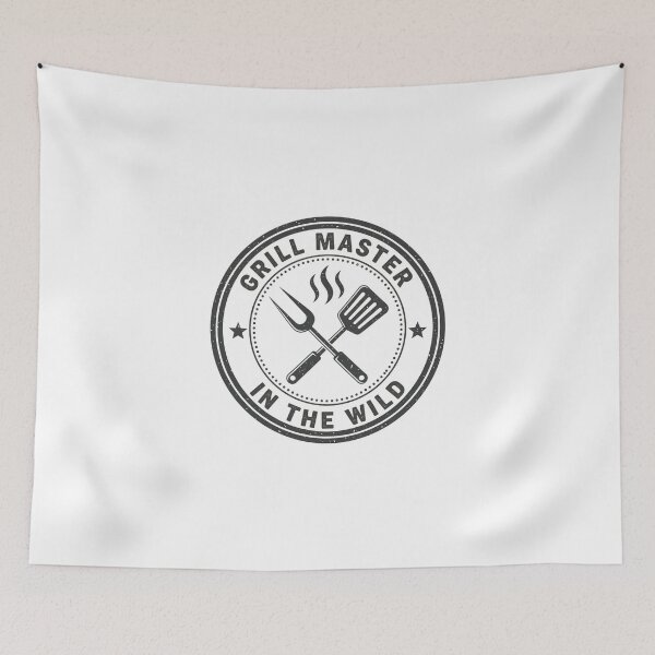 Item preview, Grill Master In The Wild Funny Vintage BBQ Badge Cooking Gift designed and sold by PRINTED ..