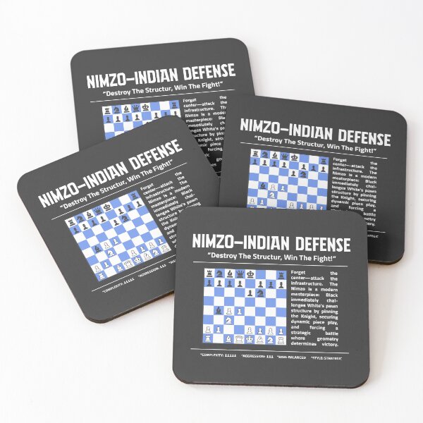 Item preview, NIMZO-INDIAN DEFENSE Chess T-Shirt | Destroy The Structure. designed and sold by Sorcend.