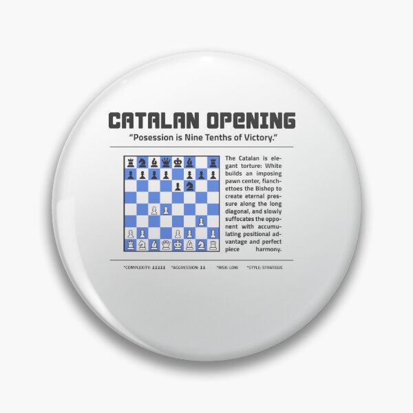 Item preview, CATALAN OPENING Chess T-Shirt | Possession is Nine Tenths of Victory. designed and sold by Sorcend.